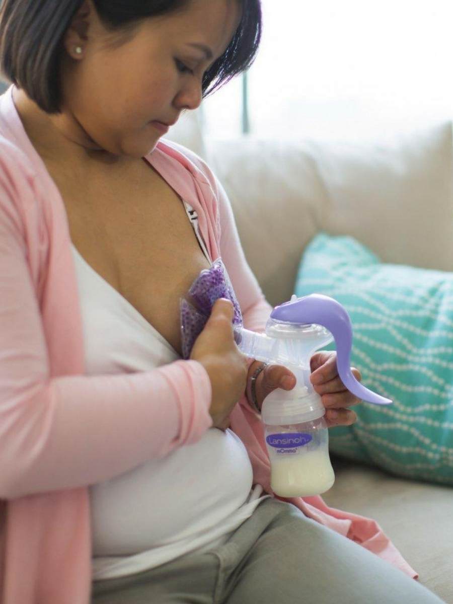 Extractor de leche manual