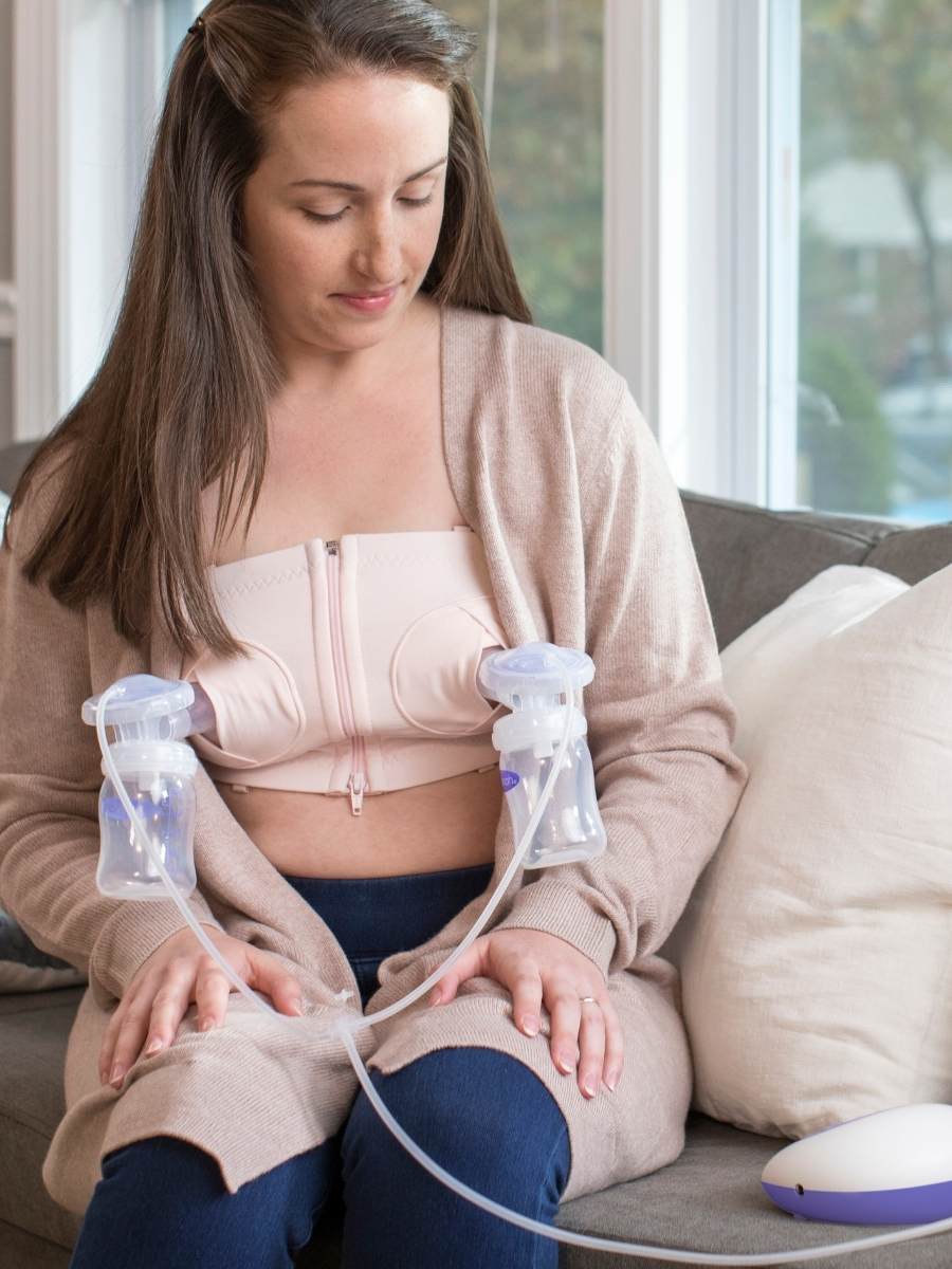 Sostén para extractor de leche, Talla grande L+