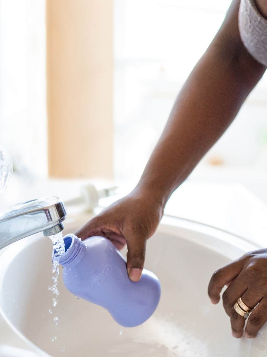 Botella de higiene perineal