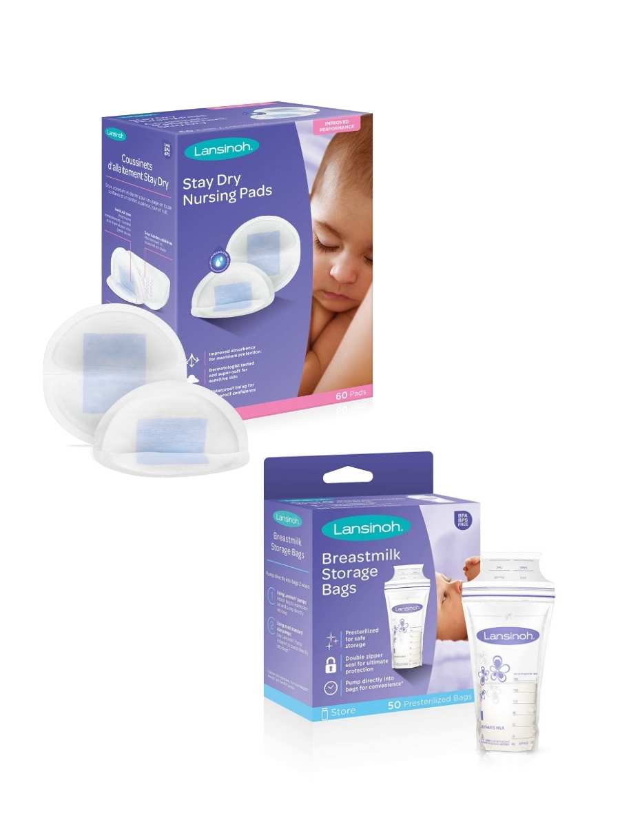 Pack bolsas almacenamiento + absorbentes de leche