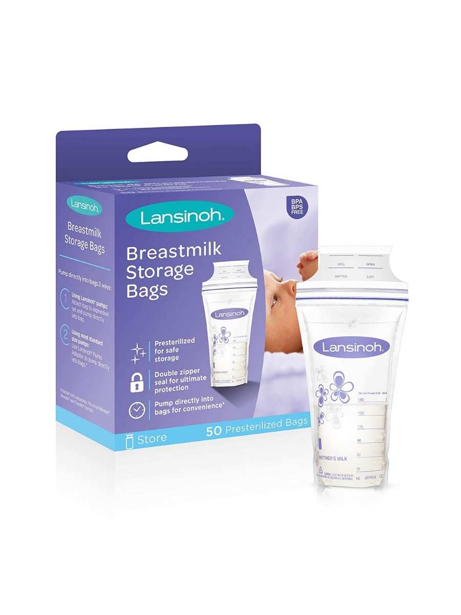 Pack bolsas almacenamiento + absorbentes de leche
